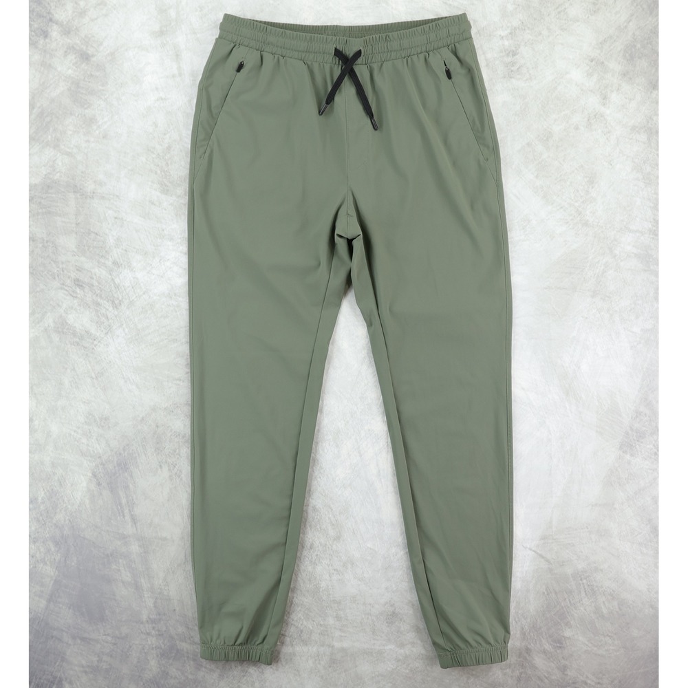 UNRL Apex Jogger Pants Mens Small Green Tapered Stretch Activewear Commuter
